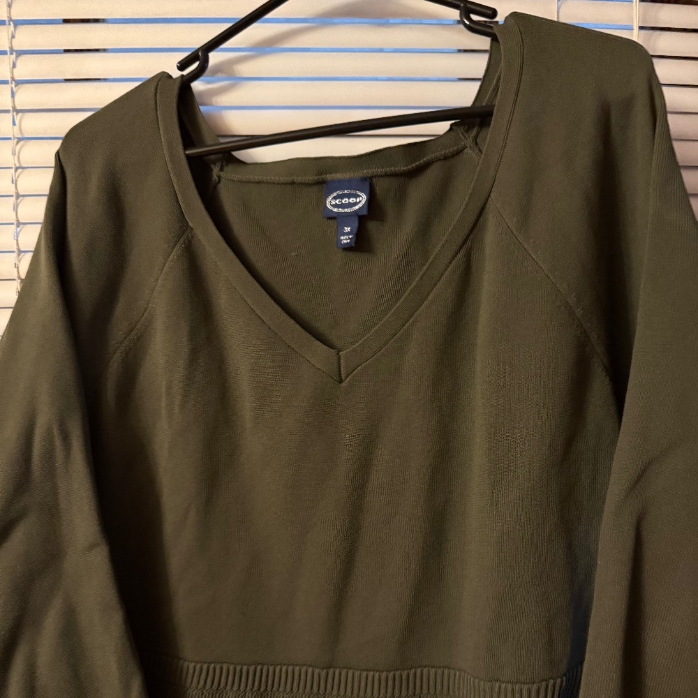 Plus-sized Scuba Knit Dress